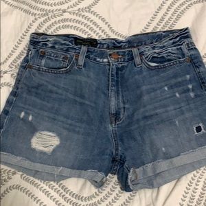 J. Crew Broken in Boyfriend denim shorts